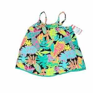 Cat & Jack sz L 10-12 tropical tank top NWT flowy
